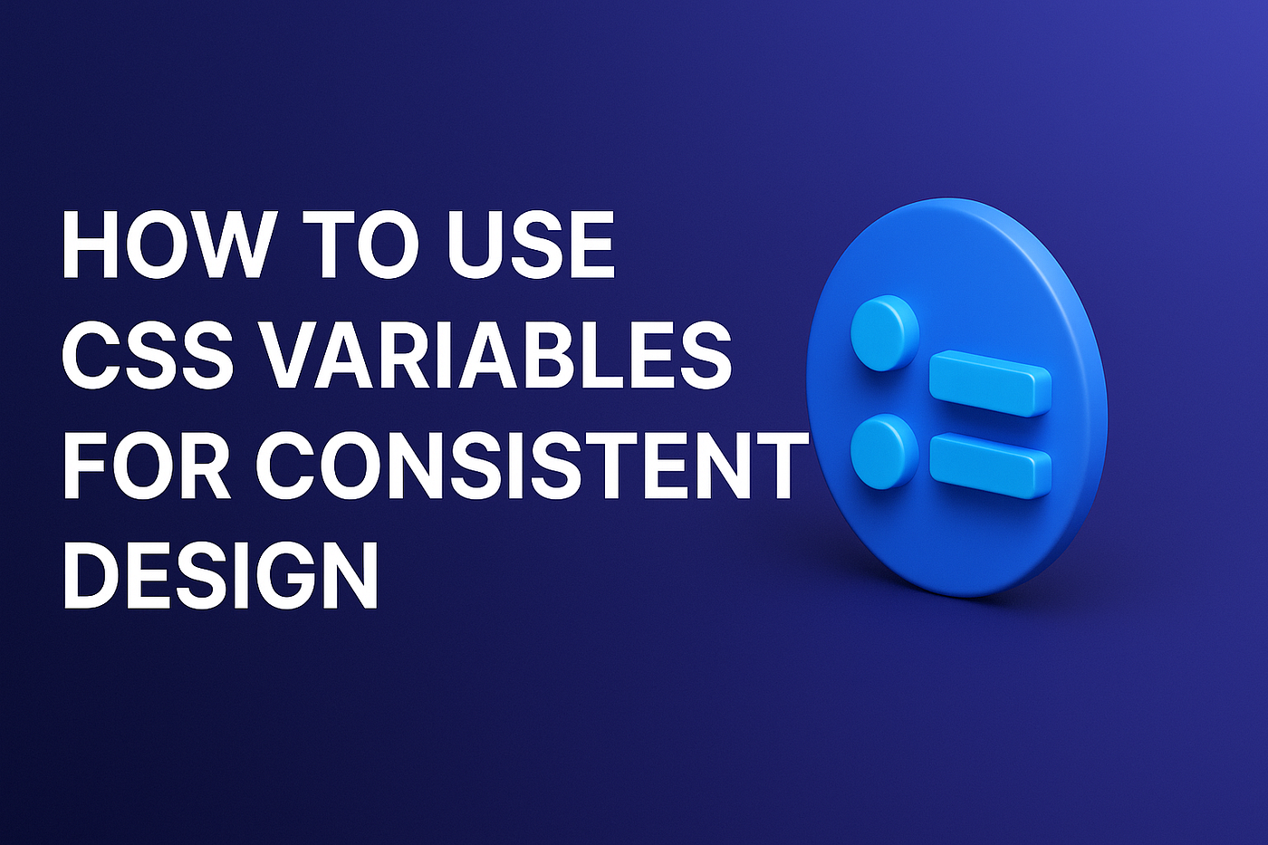 CSS Variables for Tokens