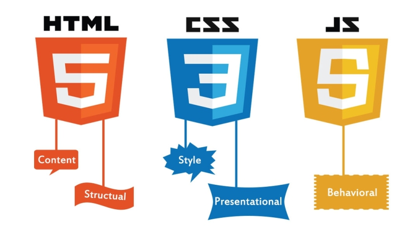 HTML, CSS, and JavaScript roles in web development