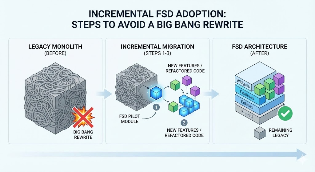 Incremental FSD Adoption: Steps to Avoid a Big Bang Rewrite
