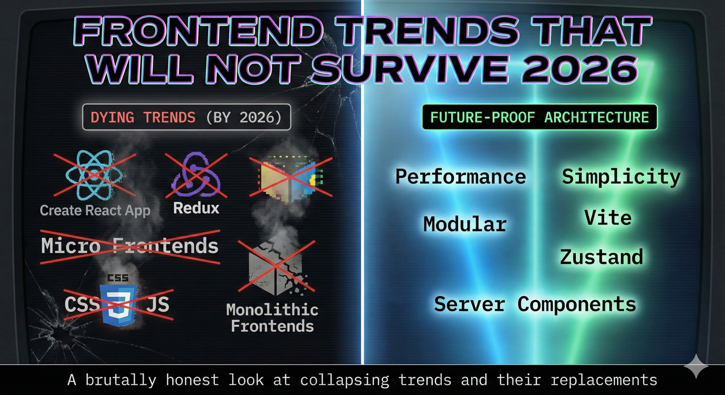 Frontend Trends Situation 2026: Dying Trends vs Future-Proof Architecture